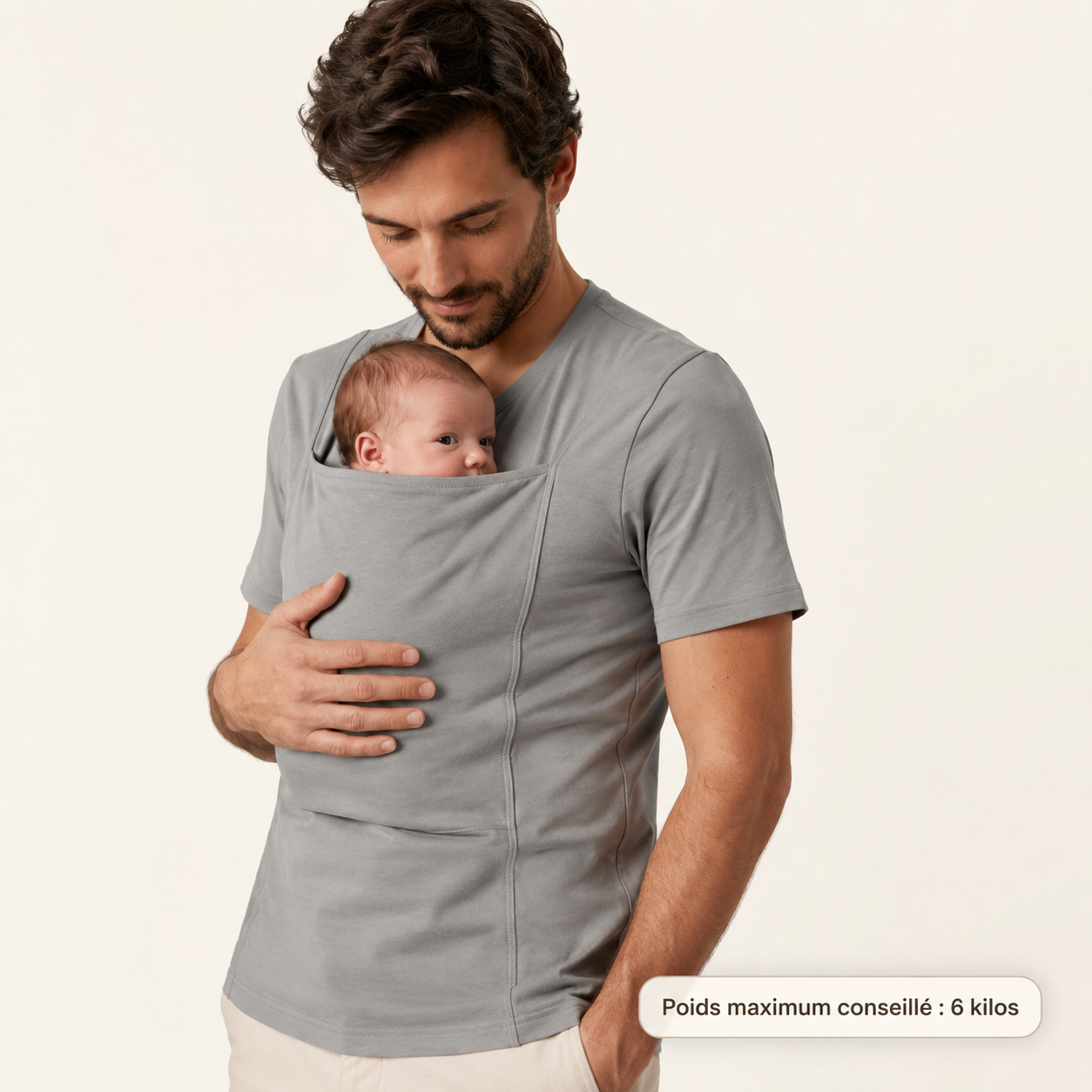 T-shirt Kangourou peau-à-peau Nouvonéo